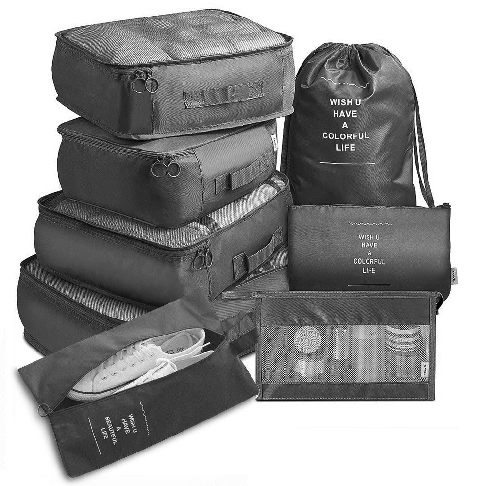 8-Piece Packing Cube Set - Organize Clothes, Shoes & Underwear Effortlessly - Chic Grande