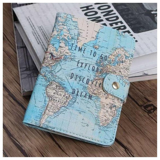 Stylish & Durable Embossed Passport Holder – Multi-Function Travel Document Organizer - Chic Grande