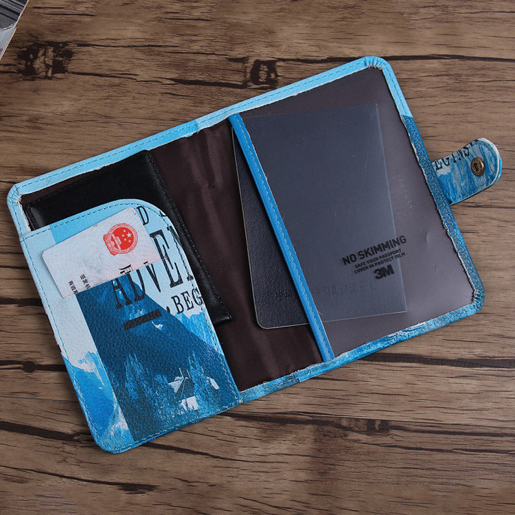 Stylish & Durable Embossed Passport Holder – Multi-Function Travel Document Organizer - Chic Grande