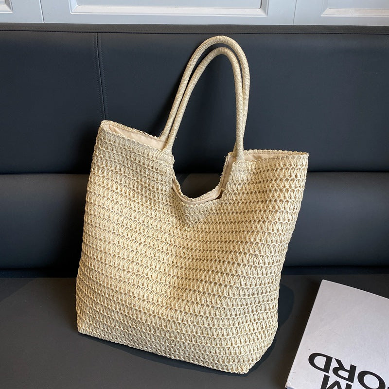 Women’s Fashion Large Capacity Straw Bag – Stylish, Spacious & Essential - Chic Grande